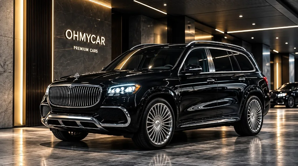 Премиальный чёрный внедорожник в шоуруме OH MY CAR PREMIUM CARS